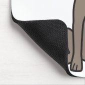 Weimaraner HundeCartoon Mousepad (Ecke)