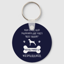Weimaraner Hundefreund Schlüsselanhänger