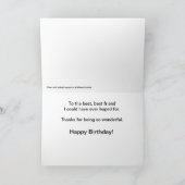 Weimaraner Hundegeburtstags-Karte Karte (Innenseite)