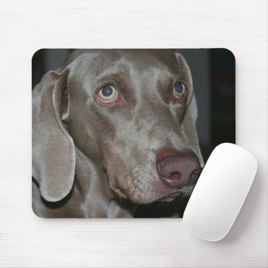 Weimaraner Hundemausunterlage Mousepad (Mit Mouse)