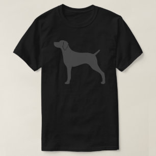 Weimaraner-Hunderasse Silhouette T-Shirt