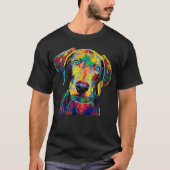 Weimaraner Hundezucht-Haustier-Zucht-echter Freund T-Shirt (Vorderseite)
