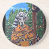 WEIMARANER HUNTER UNTERSETZER (Vorne)