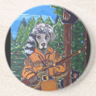 WEIMARANER HUNTER UNTERSETZER