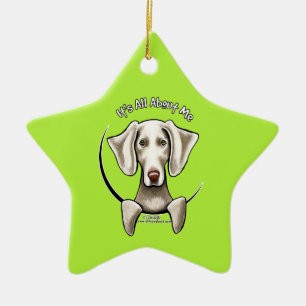 Weimaraner IAAM Keramikornament