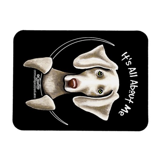 Weimaraner IAAM Magnet (Horizontal)