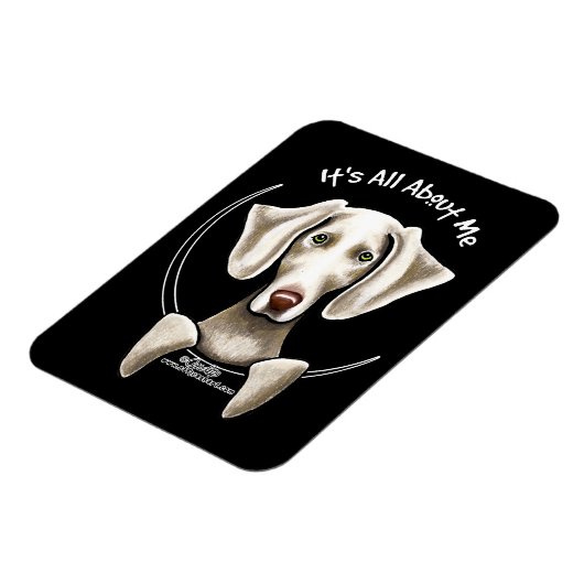 Weimaraner IAAM Magnet (Linke Seite)