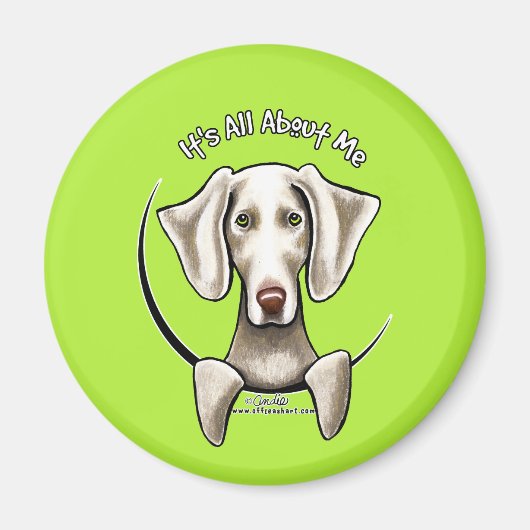 Weimaraner IAAM Magnet (Vorne)