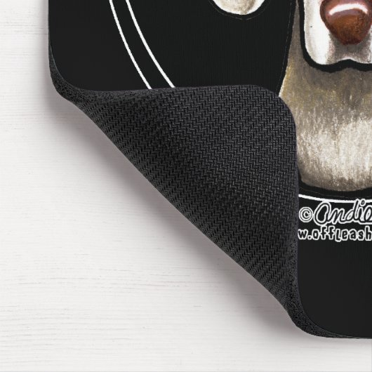 Weimaraner IAAM Mousepad (Ecke)