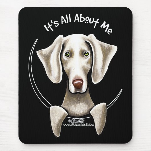 Weimaraner IAAM Mousepad (Vorne)