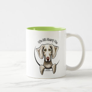 Weimaraner IAAM Zweifarbige Tasse