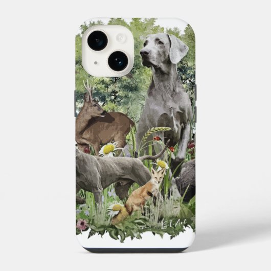 Weimaraner iPhone hülle (Rückseite)