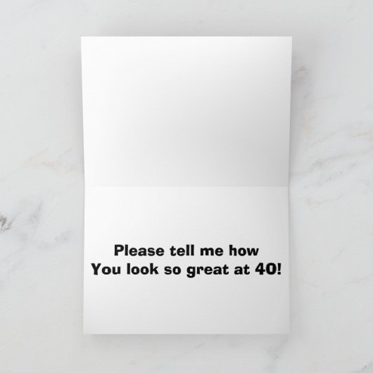 WEIMARANER IST PERPLEXED/PUZZIERT U 40! KARTE (Innenseite)