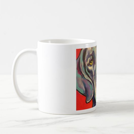 Weimaraner Kaffeetasse (Links)
