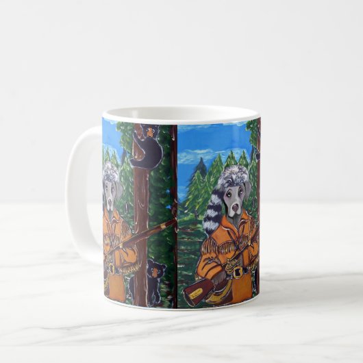 Weimaraner Kaffeetasse (Vorderseite Links)