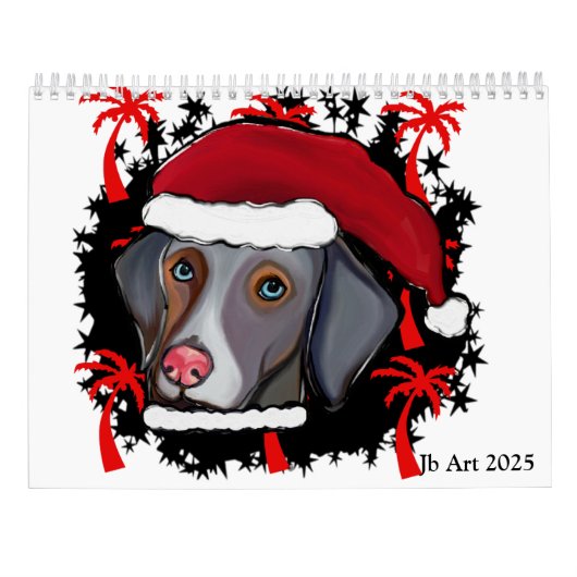 WEIMARANER KALENDER (Rückseite)