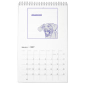 Weimaraner Kalender durch Candra (Jan 2027)