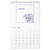 Weimaraner Kalender durch Candra (Jan 2026)