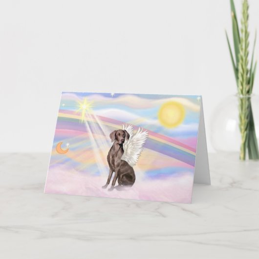 Weimaraner Karte (Vorderseite)