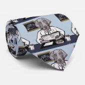 WEIMARANER KRAWATTE (Gerollt)