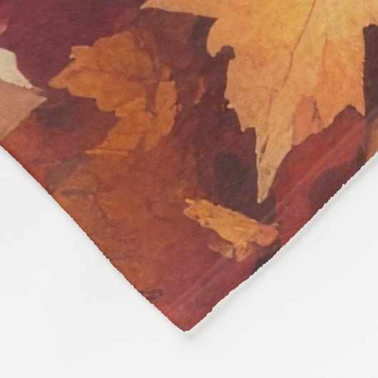 Weimaraner lässt Erntedank im Herbst Kunst Fleecedecke (Ecke)