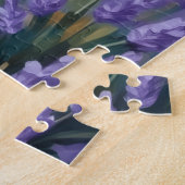 Weimaraner Lavendel-Feld-Kunst Puzzle (Seite)
