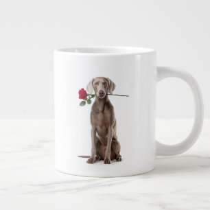 Weimaraner Liebe Jumbo-Tasse
