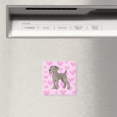 Weimaraner Liebe Magnet (In Situ (Geschirrspüler))