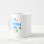 WEIMARANER LIEBHABER KAFFEETASSE (Vorderseite Links)