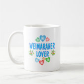 WEIMARANER LIEBHABER KAFFEETASSE (Links)