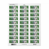 Weimaraner liebt Mailing Labels (Vorne)