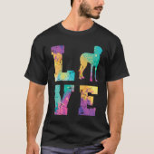 Weimaraner Love T-Shirt (Vorderseite)