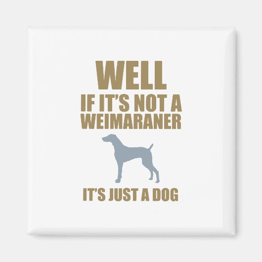 Weimaraner Magnet (Vorne)