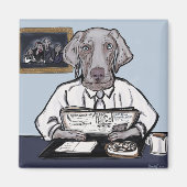 Weimaraner Magnet (Vorne)