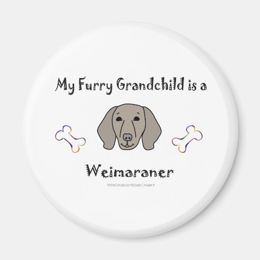 Weimaraner Magnet (Vorne)