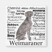 Weimaraner Magnet (Vorne)