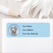 Weimaraner Malerei - Niedliche Original Hunde Kuns (Insitu)