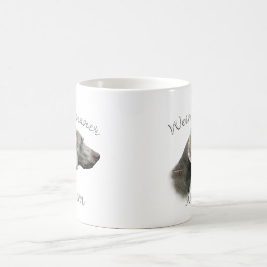 Weimaraner Mama 2 Kaffeetasse (Mittel)