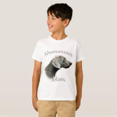 Weimaraner Mama 2 T-Shirt (Vorne ganz)