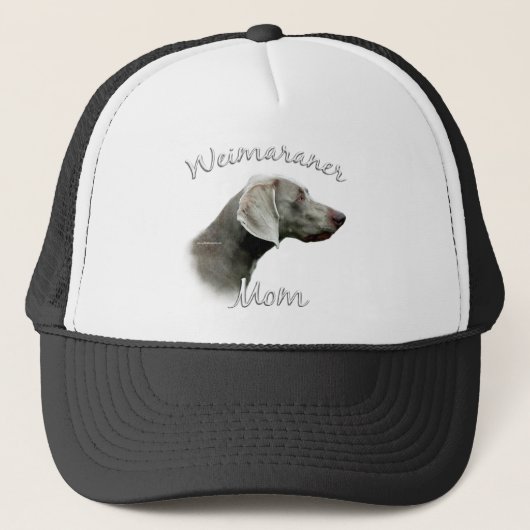 Weimaraner Mama 2 Truckerkappe (Vorderseite)