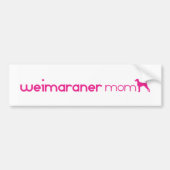 Weimaraner Mama Autoaufkleber (Vorne)