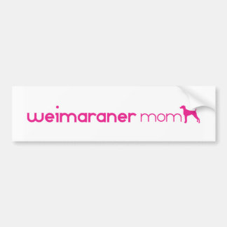Weimaraner Mama Autoaufkleber