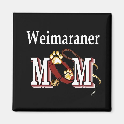Weimaraner Mama Geschenke Magnet (Vorne)