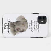 Weimaraner Mama iPhone 5 Fall Case-Mate iPhone Hülle (Rückseite (Horizontal))