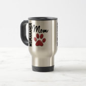 Weimaraner Mama-Tatzen-Druck 2 Reisebecher (Vorderseite Links)