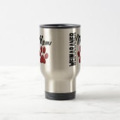 Weimaraner Mama-Tatzen-Druck 2 Reisebecher (Mittel)