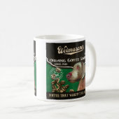 Weimaraner Marke - Organic Coffee Company Kaffeetasse (VorderseiteRechts)