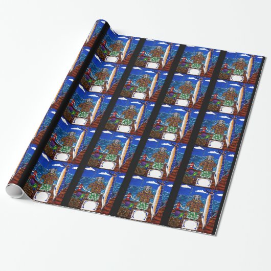 Weimaraner Marlin Fishing Geschenkpapier (Ungerollt)