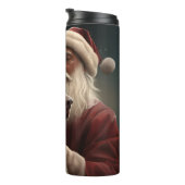 Weimaraner mit Weihnachtsmann Weihnachten Thermosbecher (Nach rechts gedreht)