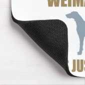 Weimaraner Mousepad (Ecke)